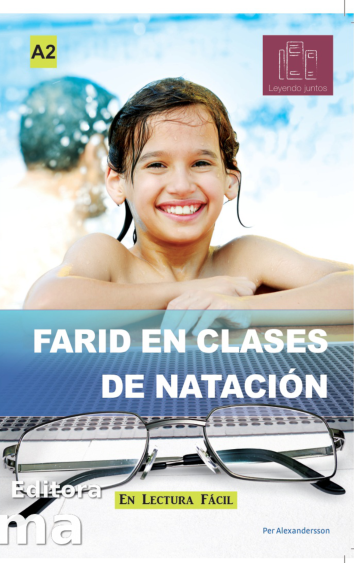 Farid en clases de natación